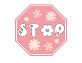 Groovy Boho Stop Signs