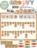 Groovy Boho Word Wall [editable]