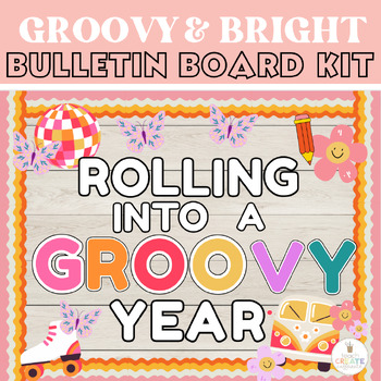 Groovy & Bright Back to School Bulletin Board Kit | Classroom Door Decor