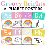 Varsity Patch Alphabet Posters | ASL Alphabet Posters | Gr