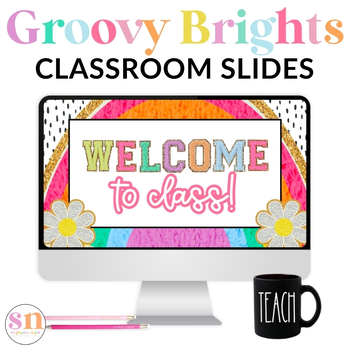 Preview of Daily Classroom Slides First Day of School Slides Welcome & Good Morning Slides