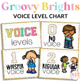Varsity Patch Letters Voice Level Posters | Groovy Glitter