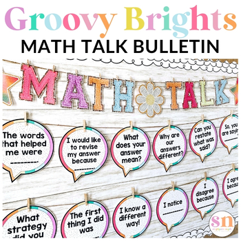 Preview of Varsity Patch Letters Math Talk Bulletin + Student Cards | Accountable Talk