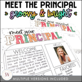 Groovy & Bright Classroom Decor | Meet the Principal Templates
