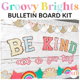 Varsity Patch Letters Bulletin Board Kit | Be Kind Bulleti