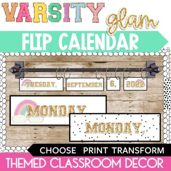 Varsity Patch Letter Bulletin Bundle: Inc. Pastels, Brights, Borders &  Calendar