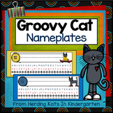 Groovy Cat Name Tags