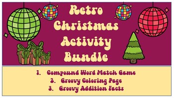 Preview of Christmas Groovy Activity Bundle
