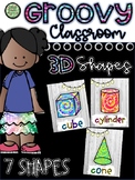 Groovy Classroom: Tie Dye 3D Shapes