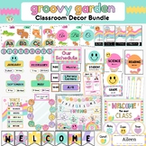 Groovy Garden Classroom Decor Bundle Pastel Classsroom Theme