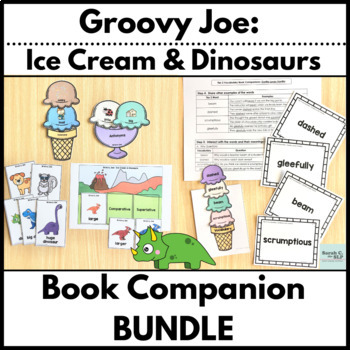 Preview of Groovy Joe Ice Cream & Dinosaurs Book BUNDLE with Tier 2 Vocabulary