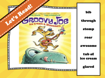 Preview of Groovy Joe: Ice Cream and Dinosaurs by Eric Litwin Vocabulary Visuals for ELLs