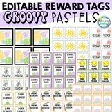 Groovy Pastels REWARD TAGS Incentives  Classroom Decor ~ A