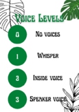 Groovy Plants Voice Level Chart