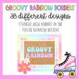 Groovy Rainbow Classroom Decor Bulletin Boarders