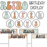 Groovy Retro Birthday Display | Retro Birthday Bulletin Board