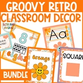 Groovy Retro Boho Classroom Decor Full Set