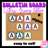 Groovy/ Retro Bulletin Board Letters - 9 Styles - Mix and 