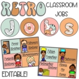 Groovy Retro Classroom Jobs | Retro Classroom Jobs Display