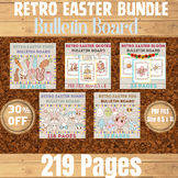 Groovy Retro Easter Bundle Bulletin Board Kit Classroom Do