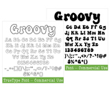Groovy Retro Font Bundle - Commercial Use
