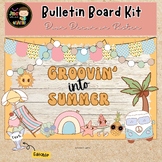 Groovy Retro into Summer Bulletin Board Kit Classroom Deco