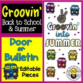 Groovy Summer Bulletin Board  & Classroom Display| Editabl
