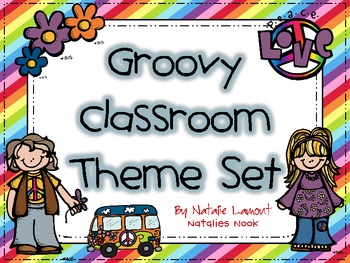 Preview of Groovy Theme Classroom Set