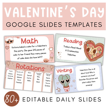 Preview of Groovy Valentine's Day Google Slides Templates