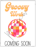 Groovy Work Coming Soon Bulletin Board Signs