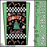Groovy and Bright Retro Christmas Door Decoration Kit or D