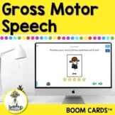 Gross Motor Activities - Articulation Boom Cards Speech Therapy