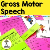 Gross Motor Activities - Articulation Cards and Homework -