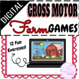 Gross Motor Activity Farm Games - Digital PDF Distance Learning