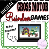 Gross Motor Activity Reindeer Games - Digital PDF Distance