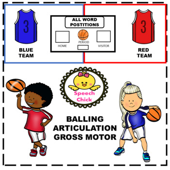 Preview of Gross Motor Balling Articulation/ Distance Learning