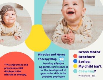 Preview of Gross Motor Brochure (Activities & Suggestions for Crawling-Early Intervention)