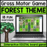 Gross Motor DIGITAL Board Game for Teletherapy (FOREST THEME)