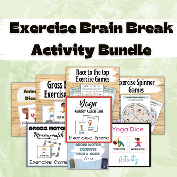Preview of Gross Motor Exercise/Brain Break Bundle