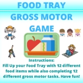 Gross Motor Food Tray Game (Spring, Summer, Fall, Winter) 