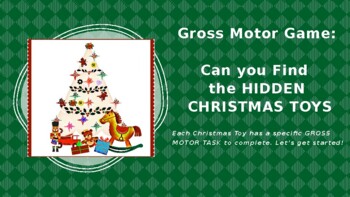 Preview of Christmas/Winter Gross Motor Game: Find the Hidden Christmas Toy