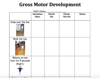 Preview of Gross Motor Intervention & Assessment