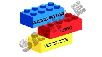Preview of Gross Motor Lego Activity