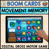 Gross Motor Game MOVEMENT MEMORY - Interactive Motor break