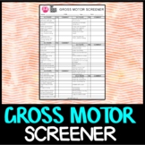 Gross Motor Skill Screener/Assessment Occupational Therapy
