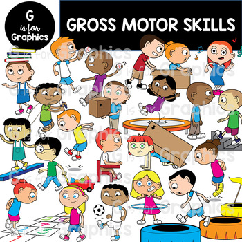 Preview of Gross Motor Skills Clipart