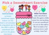 Gross Motor Sweetheart Exercise Game/Activity/Valentine's 
