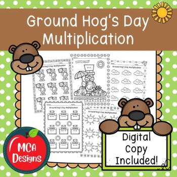 Preview of Ground Hog Day Multiplication