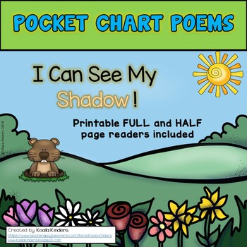 Preview of Groundhog Day Pocket Chart Activity and Printable Readers