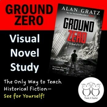 Preview of Ground Zero Visual Novel Study with Comprehension Questions for Google